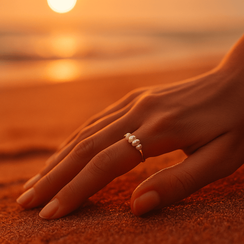 Tilde – Pearl Ring – 15
