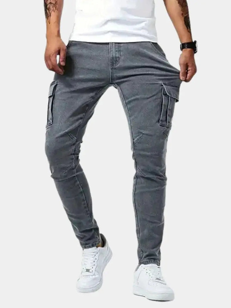 Tobias – Cargo Jeans – Black / 32