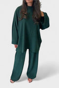 Trine – Long sleeve set – Green / S