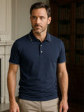 Troels – Oxford Polo – Navy Blue / M