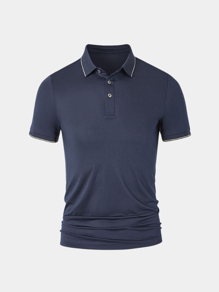 Troels – Oxford Polo – Navy Blue / S