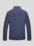 Troels – Stylish blouson jacket – Navy Blue / M