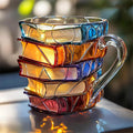 Unique Handmade 3D Reading Mug