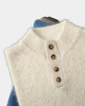 Valdemar – Knitted jacket with belt – Light Brown / M
