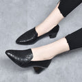 Valerina – Leather Shoes – Black / 38