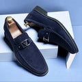 Verona Chic Suede Loafers – Blue / 41