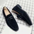 Verona Chic Suede Loafers – Blue / 43
