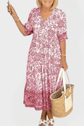 Vibeke – Stylish summer dress – Blue / M