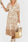 Vibeke – Stylish summer dress – Blue / L