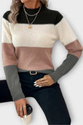Vibeke – Striped jumper – Grey / L