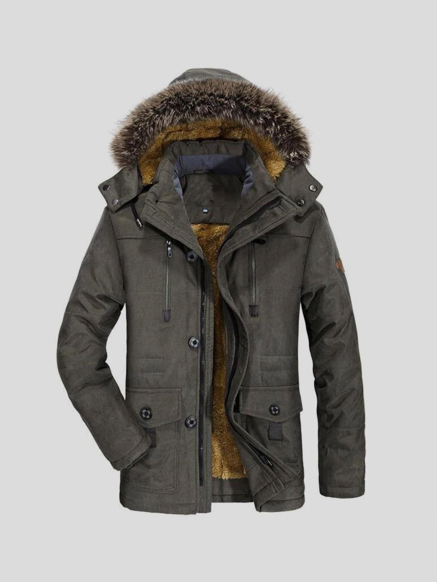 Viktor – Stylish winter parka – Blue / XS