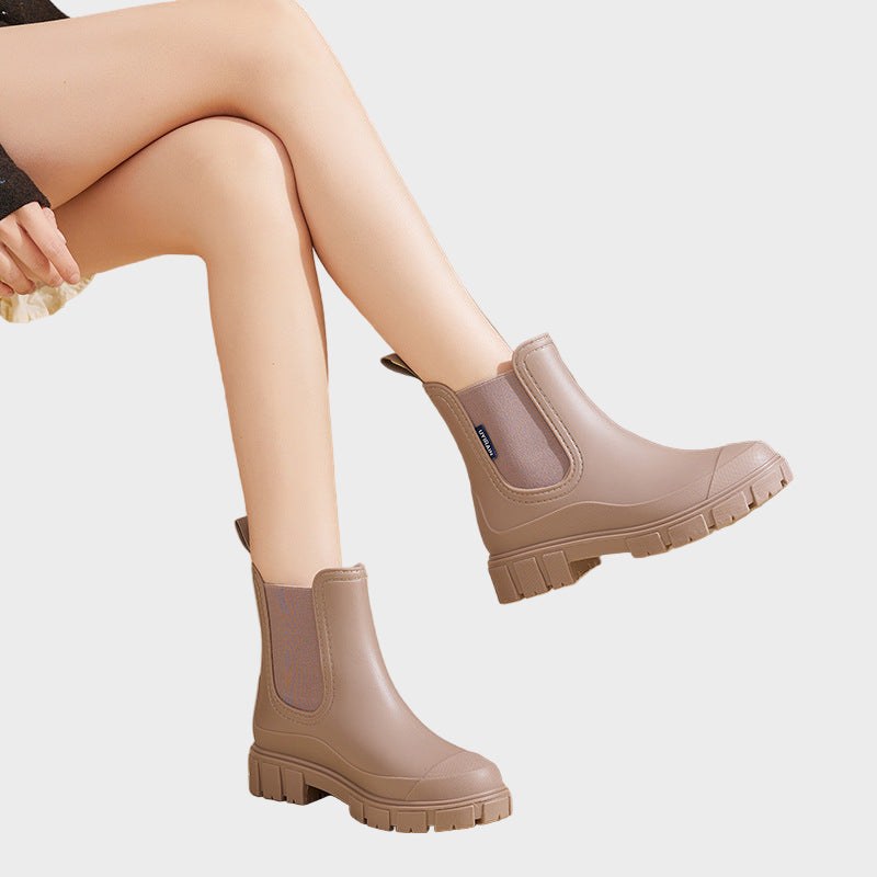 Vilma – Classic Ankle Boots – Pink / 36