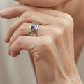 Vintage Blue Ring – 16