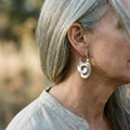 Vintage Silver Earrings with Spiral – image 2