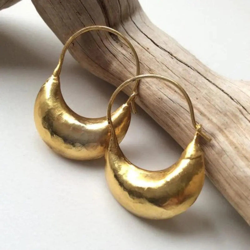 Vintage gold earrings Cestinhos