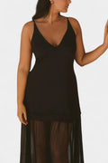 Viola – Transparent dress – Black / M