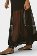 Viola – Transparent dress – Black / L