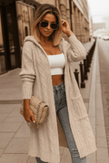 Zienna – Knitted jacket – Beige / L