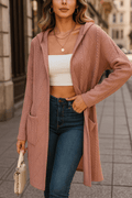 Zienna – Knitted jacket – Beige / XL