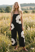 Comfortable printed overalls